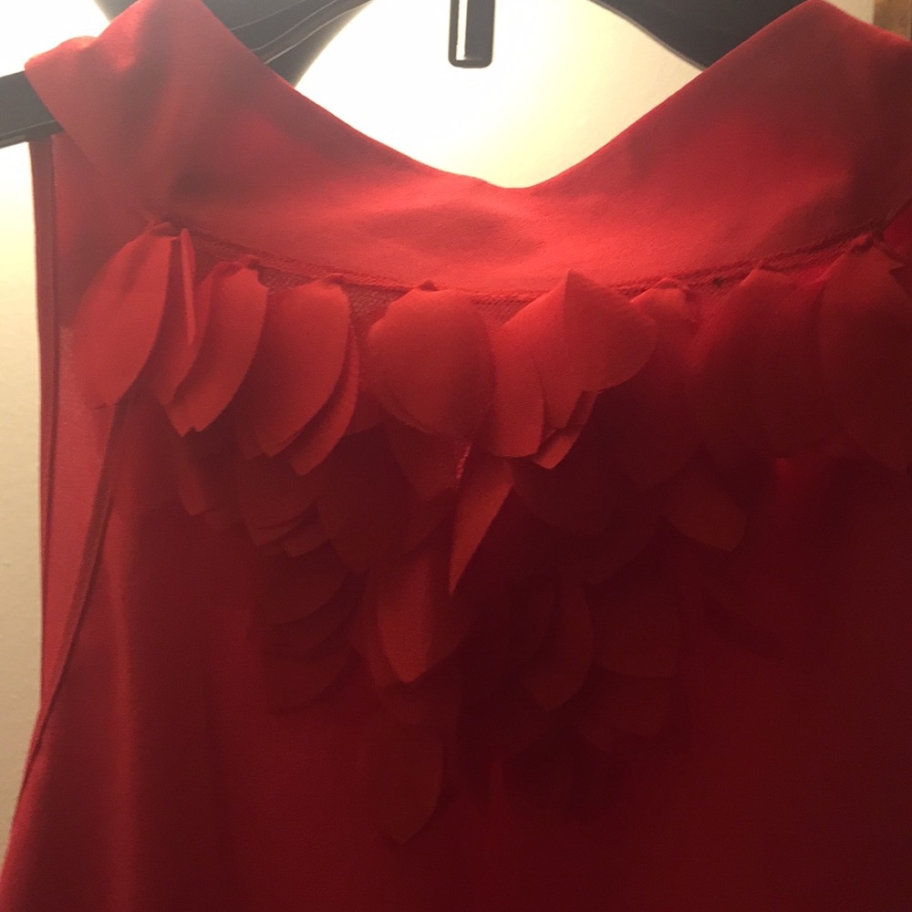 Sexy red blouse